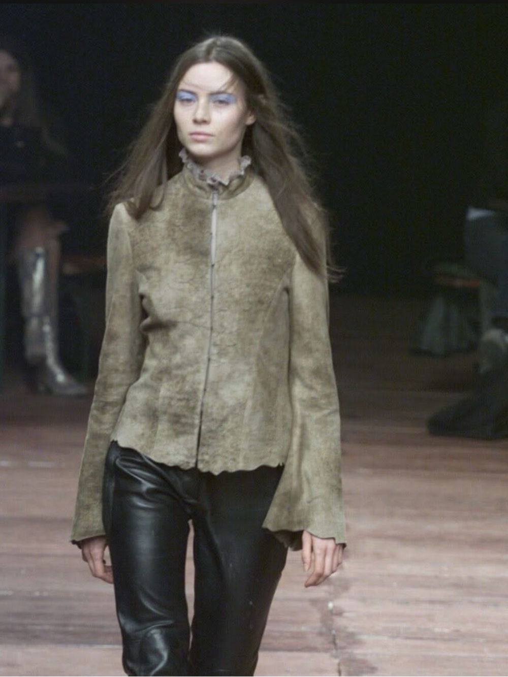 RARE Ruffo Research Fall 2000 collection Leather Suede Jacket - Picture 11 of 12